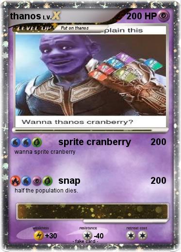 Featured image of post Wanna Sprite Cranberry Thanos Hype emote updated spritecalibur thanos car don t spawn if one is already there respawnable ray gun sal room