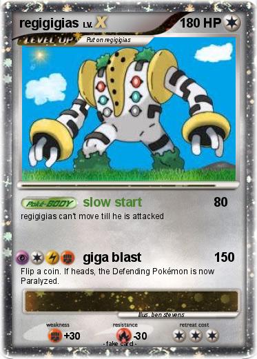 Pokemon regigigias