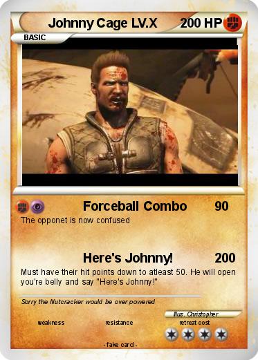 Pokemon Johnny Cage LV.X