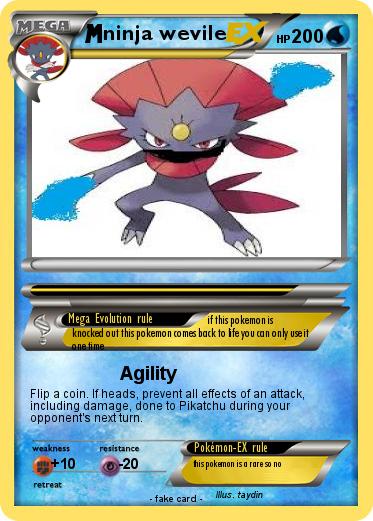 Pokemon ninja wevile