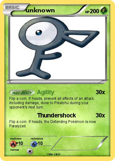 Pokemon unknown