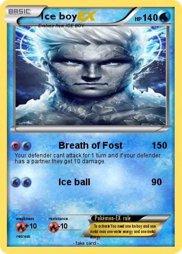Pokemon Ice boy