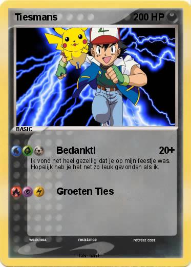 Pokemon Tiesmans