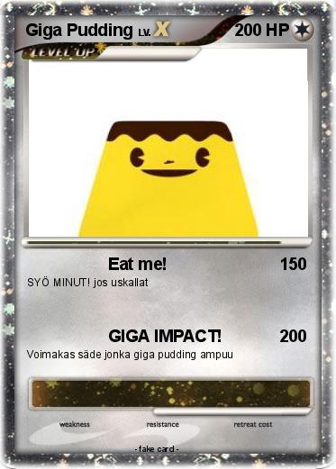 Pokemon Giga Pudding