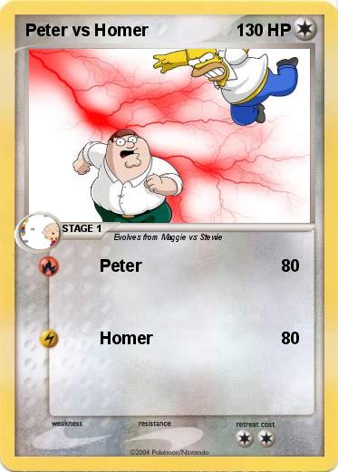 Pokemon Peter vs Homer