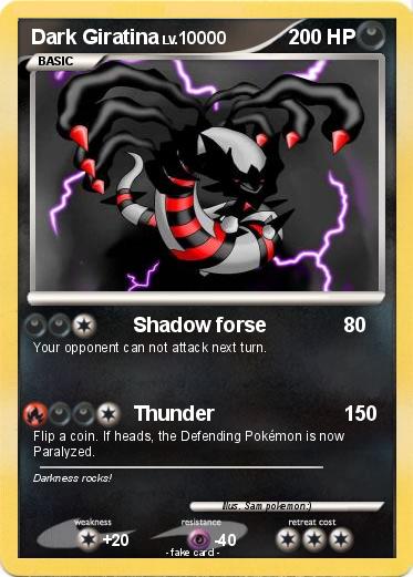 Pokemon Dark Giratina