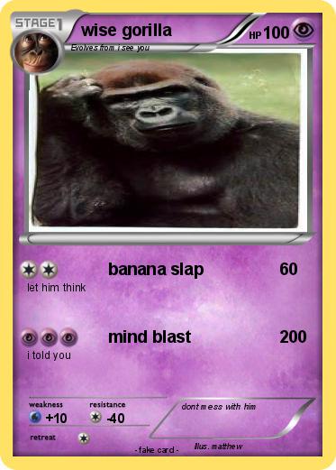 Pokemon wise gorilla