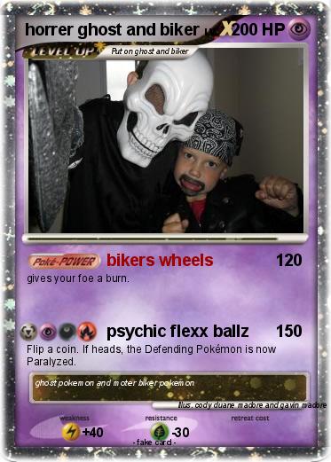 Pokemon horrer ghost and biker