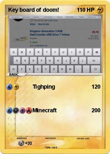 Pokemon Key board of doom!