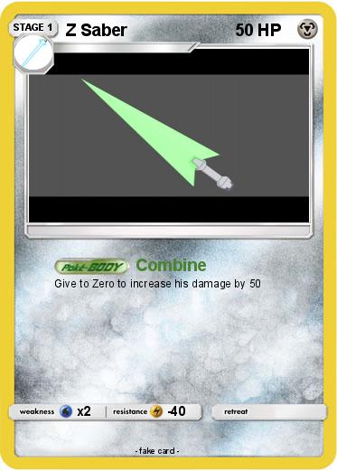 Pokemon Z Saber