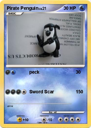 Pokemon Pirate Penguin