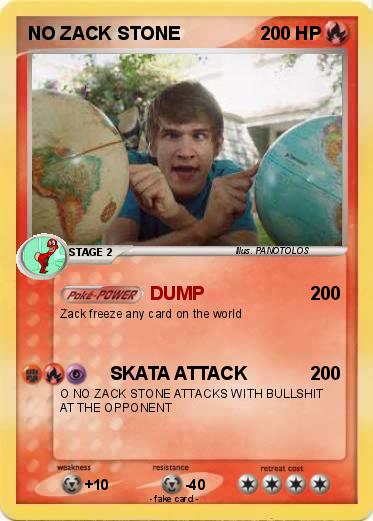 Pokemon NO ZACK STONE