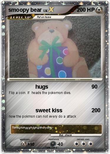 Pokemon smoopy bear