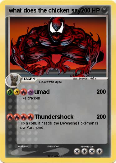 Pokemon what does the chicken say?