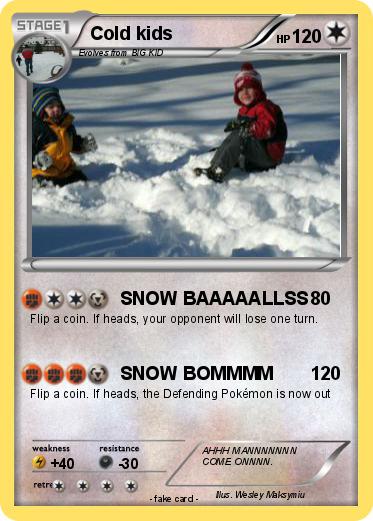 Pokemon Cold kids