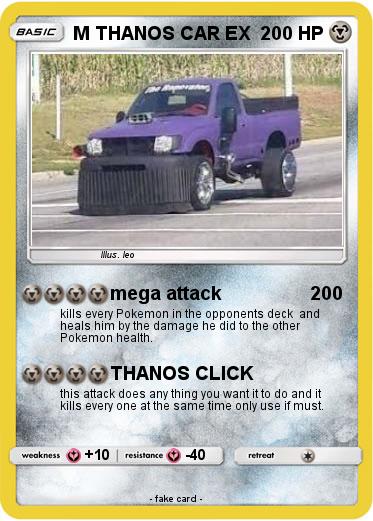 Pokemon M THANOS CAR EX