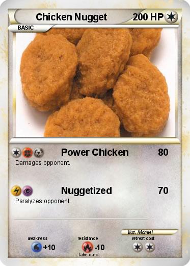 Pokemon Chicken Nugget