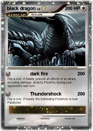 Pokemon black dragon