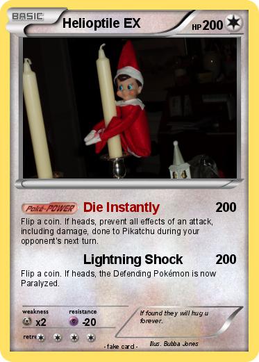 Pokemon Helioptile EX