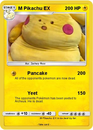 Pokemon M Pikachu EX