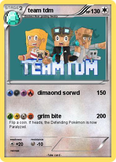 Pokemon team tdm