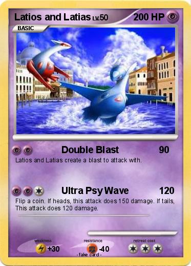 Pokemon Latios and Latias