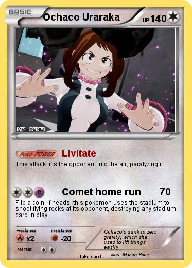 Pokemon Ochaco Uraraka