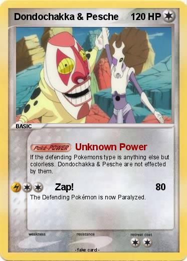 Pokemon Dondochakka & Pesche