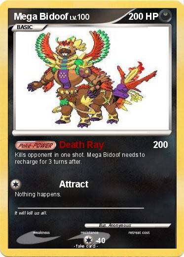 Pokemon Mega Bidoof