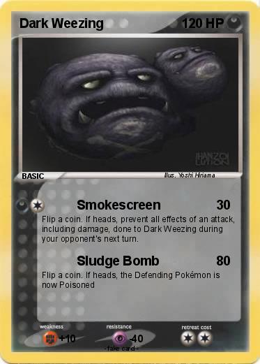 Pokemon Dark Weezing Pokemon Dark Weezing