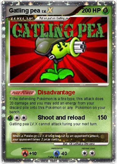 Pokemon Gatling pea