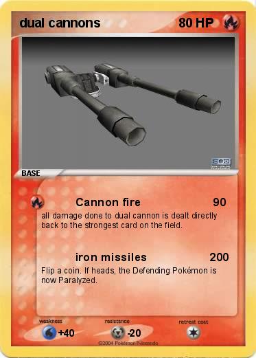 Pokemon dual cannons 