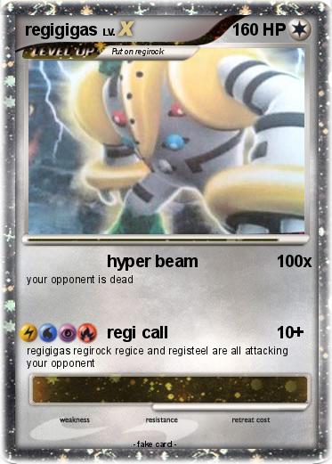 Pokemon regigigas