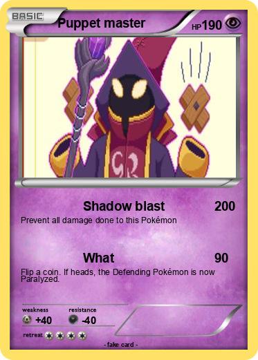 Pokemon Puppet master