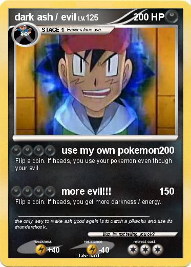 Pokemon dark ash / evil