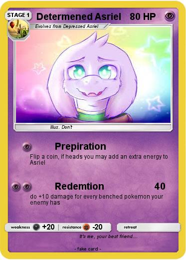 Pokemon Determened Asriel