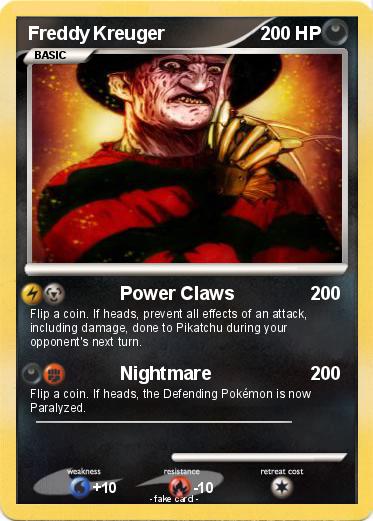 Pokemon Freddy Kreuger