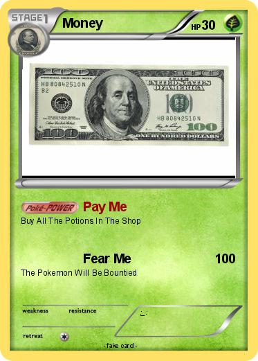 Pokemon Money