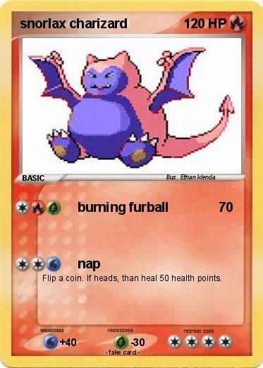 Pokemon snorlax charizard