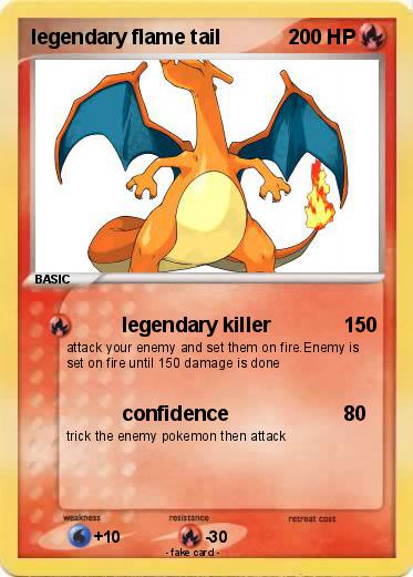 Pokemon legendary flame tail