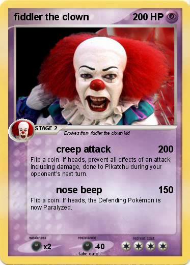 Pokemon fiddler the clown