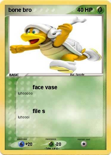 Pokemon bone bro
