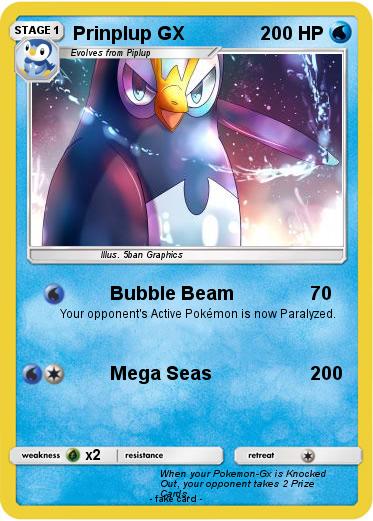 Pokemon Prinplup GX