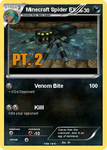 Pokemon Minecraft Spider EX