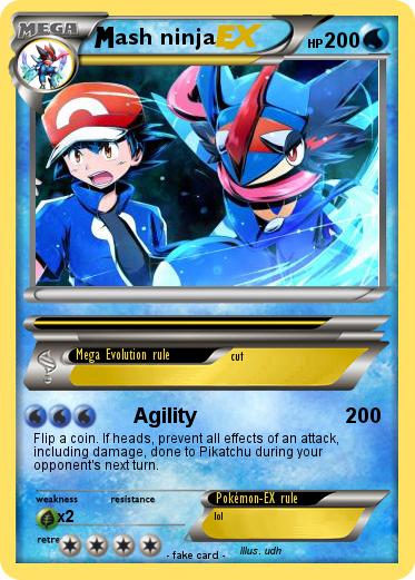 Pokemon ash ninja