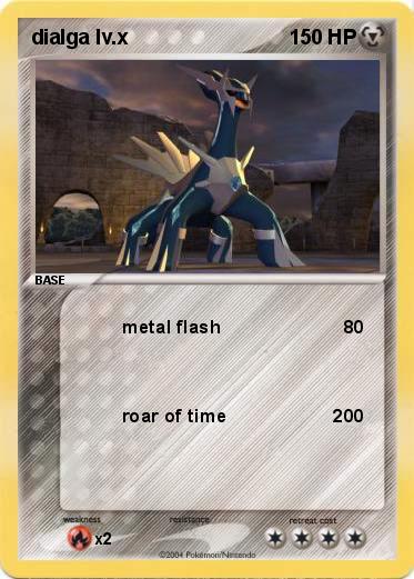 Pokemon dialga lv.x                   