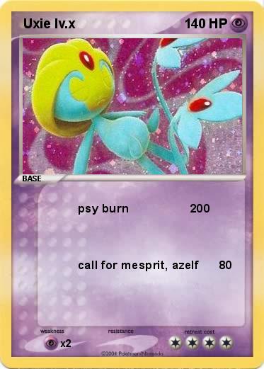 Pokemon  Uxie lv.x        