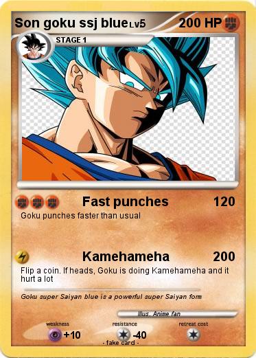 Pokemon Son goku ssj blue