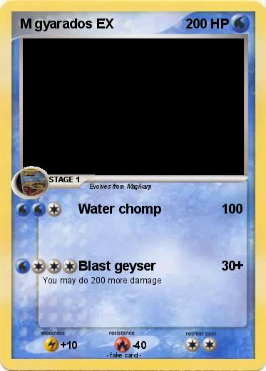 Pokemon M gyarados EX