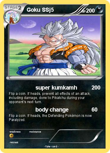 Pokemon Goku SSj5